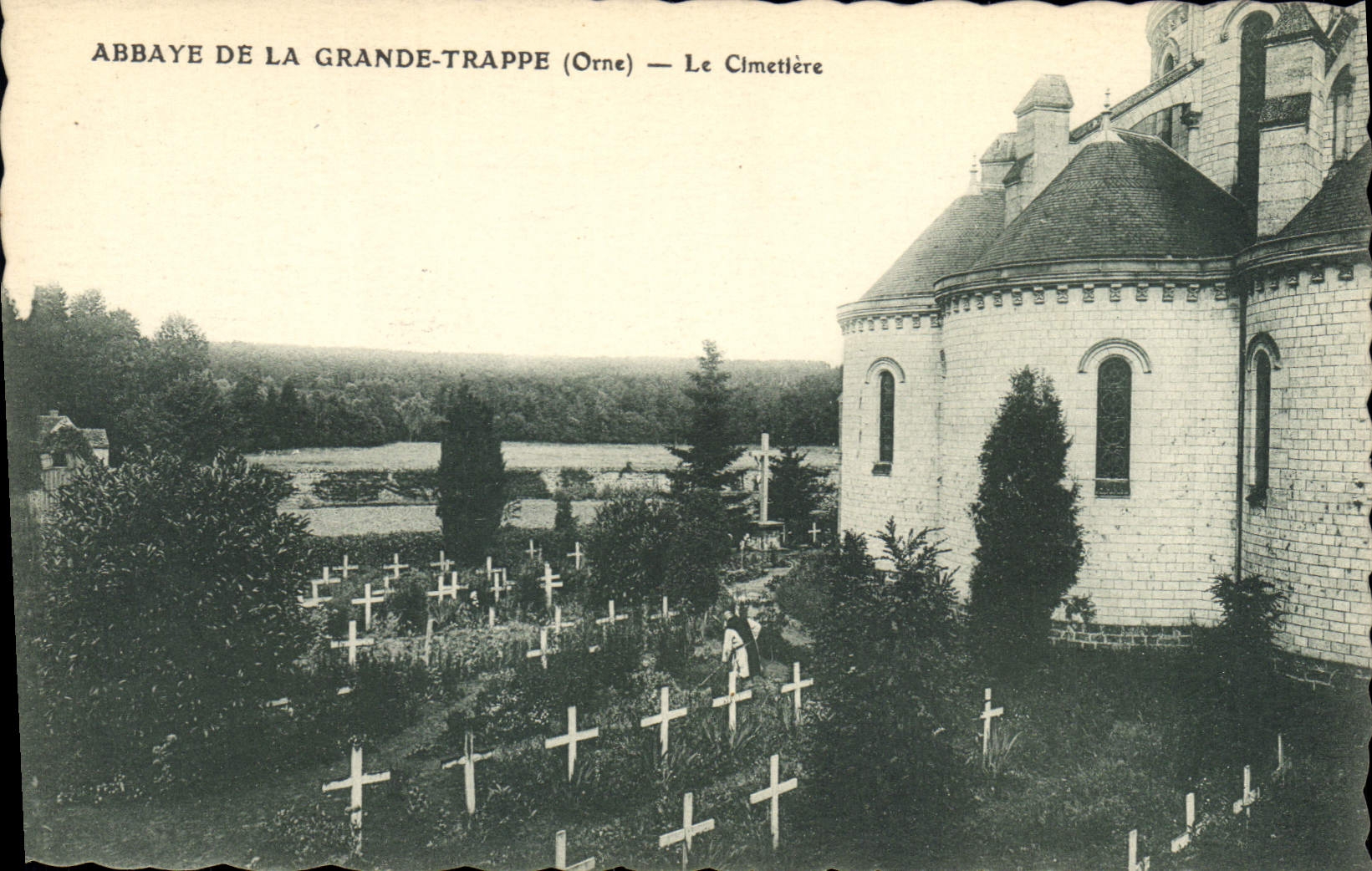 Abbaye de la Grande-Trappe (Orne) — Le Cimetière