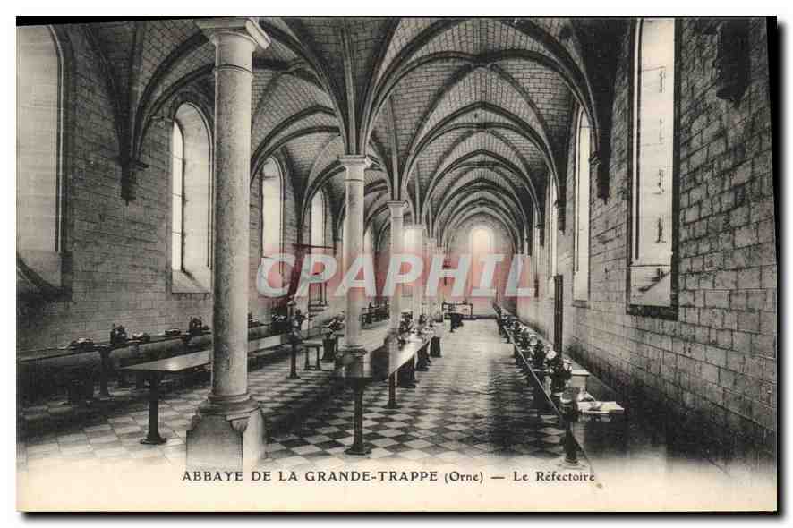 Abbaye de la Grande-Trappe (Orne) — Le Réfectoire