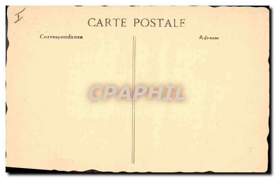 CPA Abbaye de La Grande Trappe Orne Les Religieux se rendant de l'Eglise a la Salle Capitulaire  — Rückseite