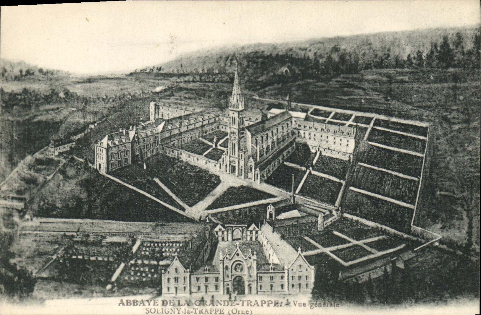 Abtei der Grande-Trappe — Allgemeiner Blick — Soligny-la-Trappe (Orne)