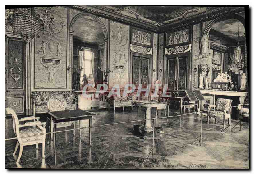 Palais de Cocardelle, le Salon de Musique — ND Phot.