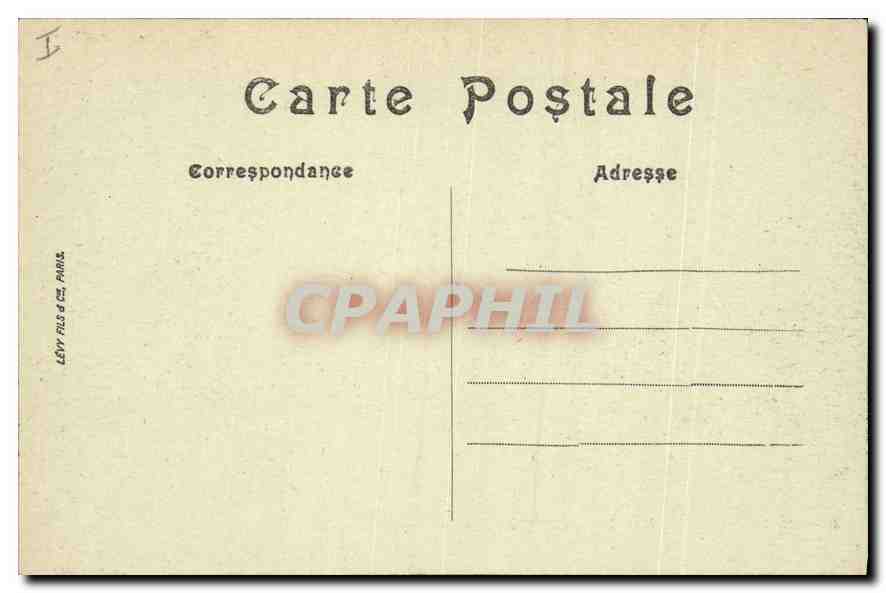 Fontainebleau — The Castle and the Carp Pond — N. G. — No. 407 — Back