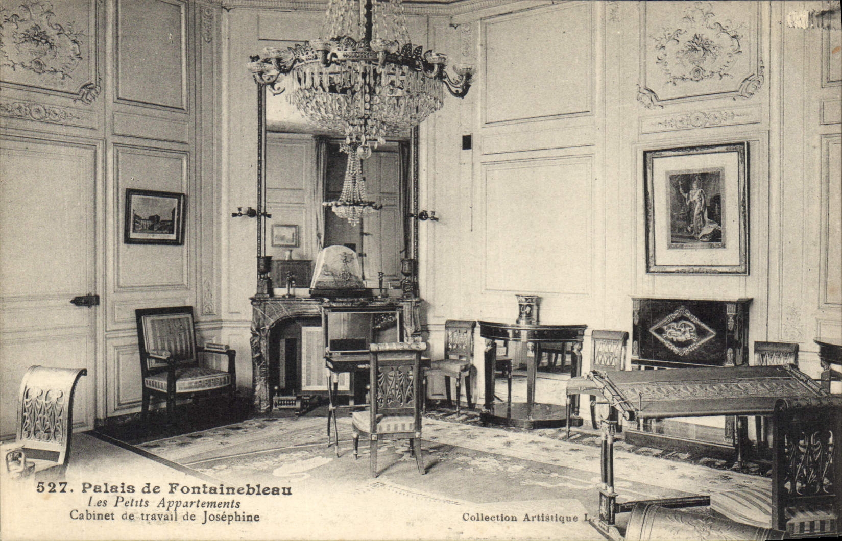 Palais de Fontainebleau — Les Petits Appartements, Cabinet de travail de Joséphine — Collection Artistique L. Senan
