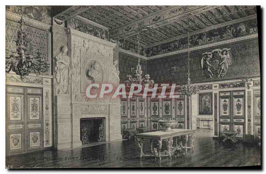 Palais de FONTAINEBLEAU — La Salle des Ambassadeurs — Éditeur : NO 1900