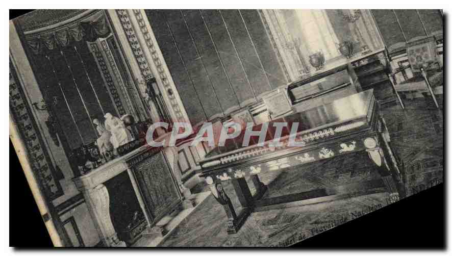 Salle du Palais de l'Élysée — Intérieur richement décoré — Éditeur non identifié, n° de série non visible