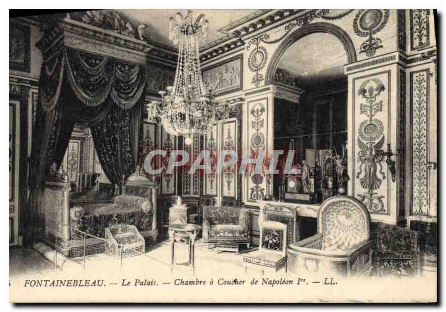 Fontainebleau — Le Palais. — Chambre à Coucher de Napoléon Ier — LL.