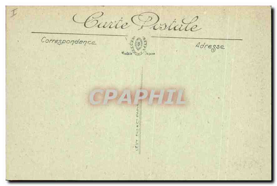 Fontainebleau — Das Schloss — Die Bibliothek — LL. — Rückseite