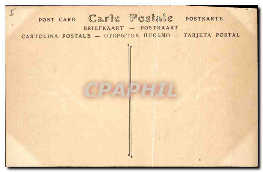 Palast von FONTAINEBLEAU — Der Vogelschau-Parterre — ND Fotografie, Nr. 192 — Rückseite