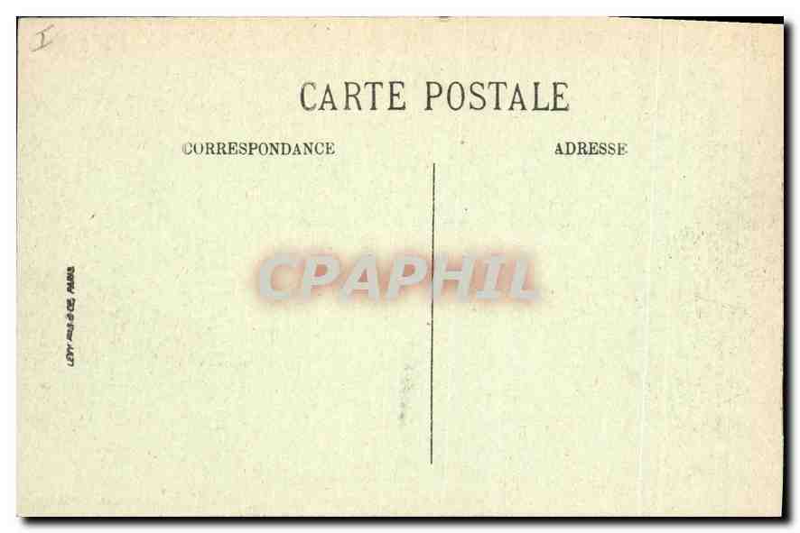 Fontainebleau — El Tibre y perspectiva sobre el Castillo — N.G. — Reverso