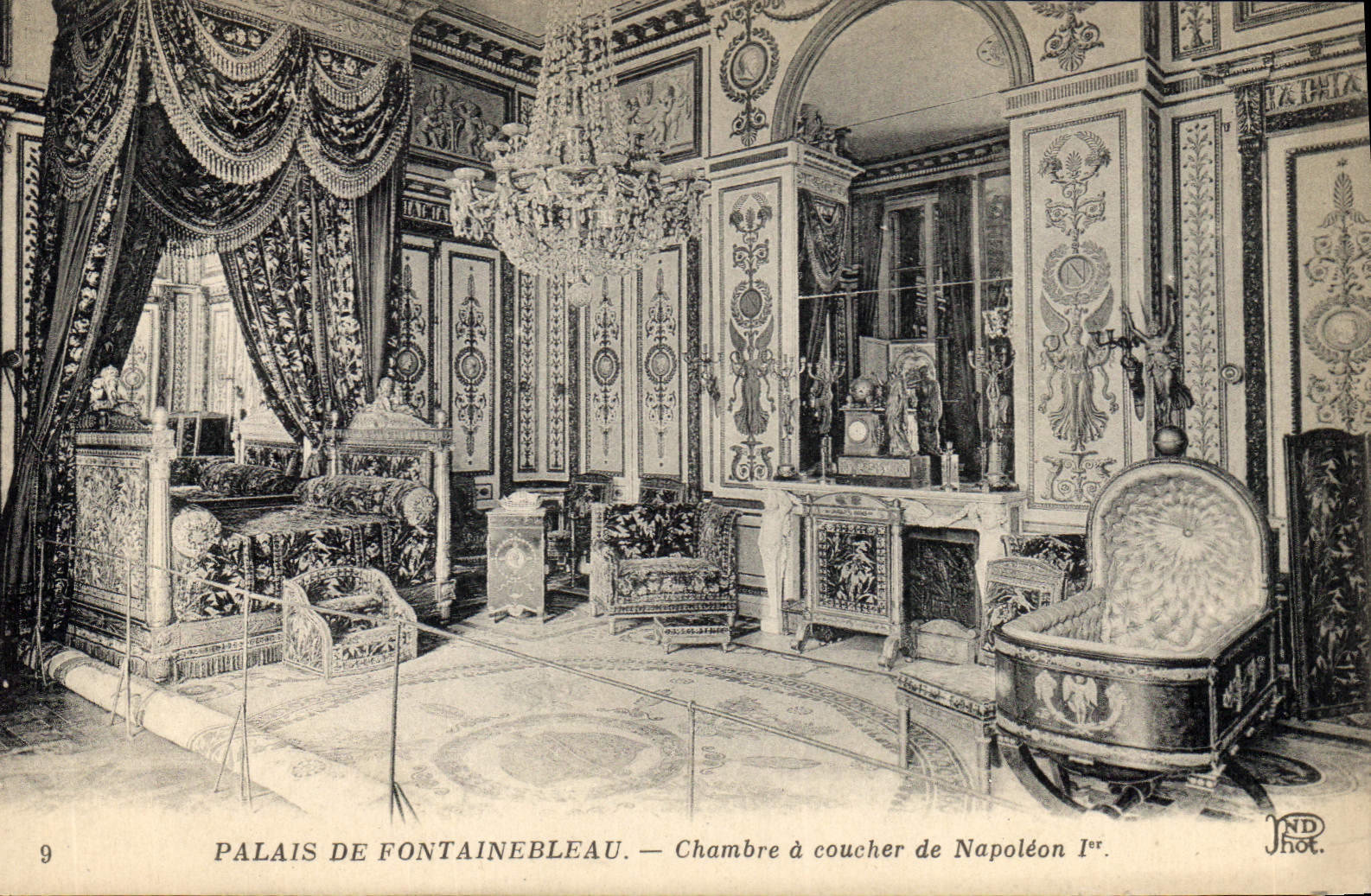 Palais de Fontainebleau — Chambre à coucher de Napoléon Ier — JND Phot.