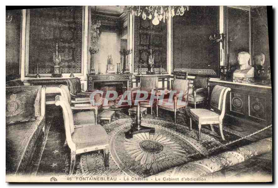 Fontainebleau — Le Château — Le Cabinet d'abdication — Éditeur : CPAPHIL, n° 45