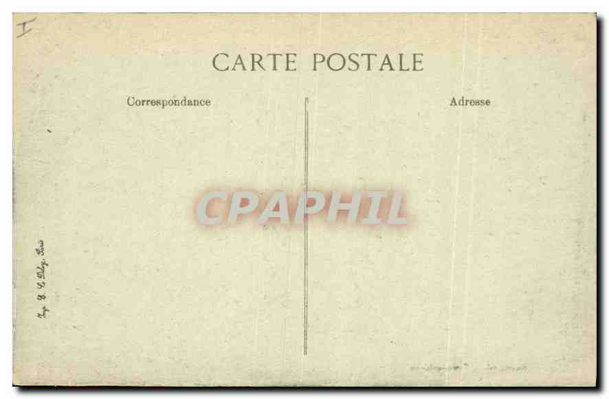 Schloss FONTAINEBLEAU — Allgemeiner Blick — Verlag: Centaure (Nr. 35) — Rückseite