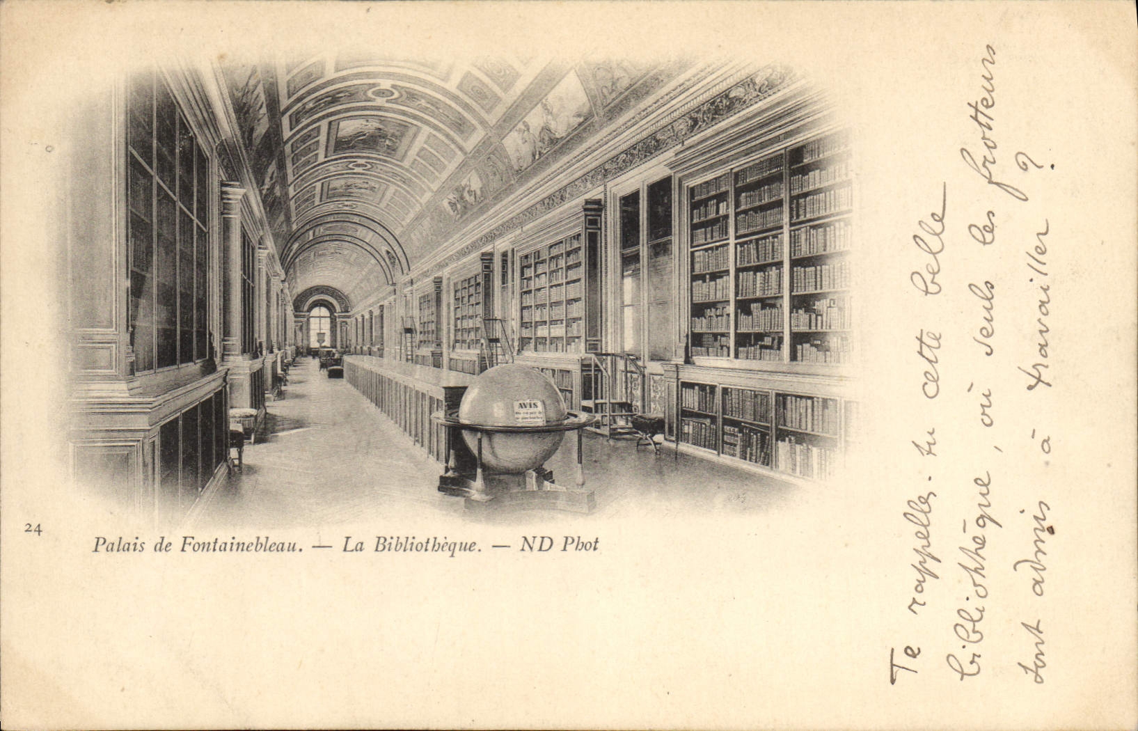 Palazzo di Fontainebleau — La Biblioteca — ND Pbot