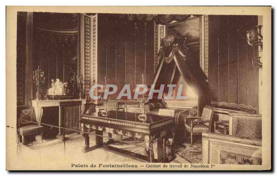 Palais de Fontainebleau — Cabinet de travail de Napoléon Ier