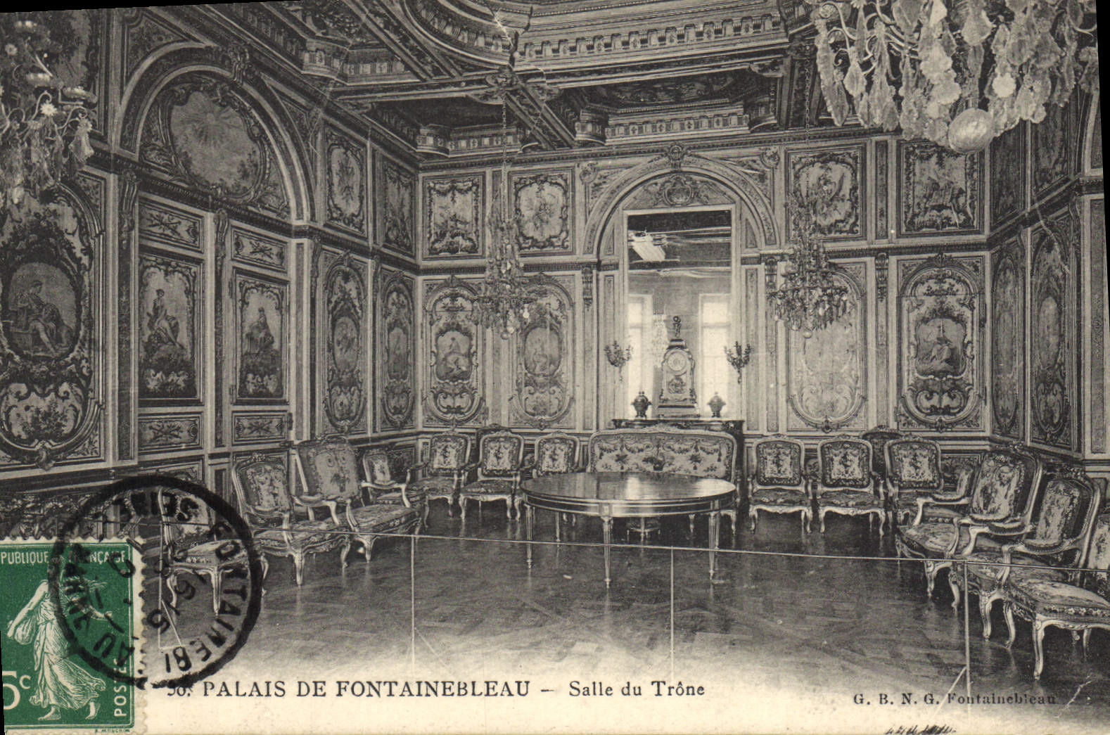 Palais de Fontainebleau — Salle du Trône — G. B. N. G. Fontainebleau