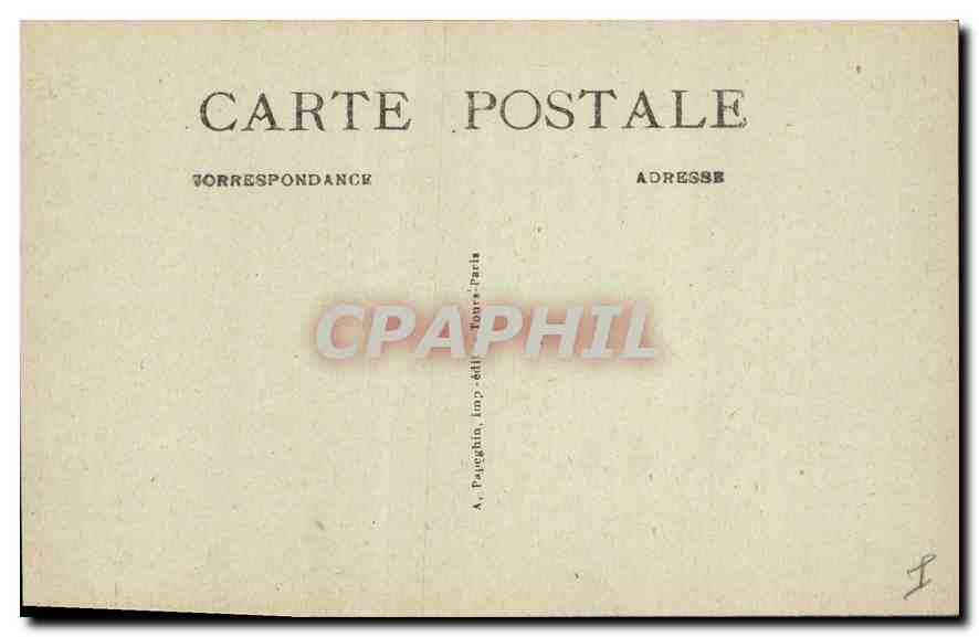 CPA Saumer M et L Interieur de l'Eglise St Pierre  — Rückseite
