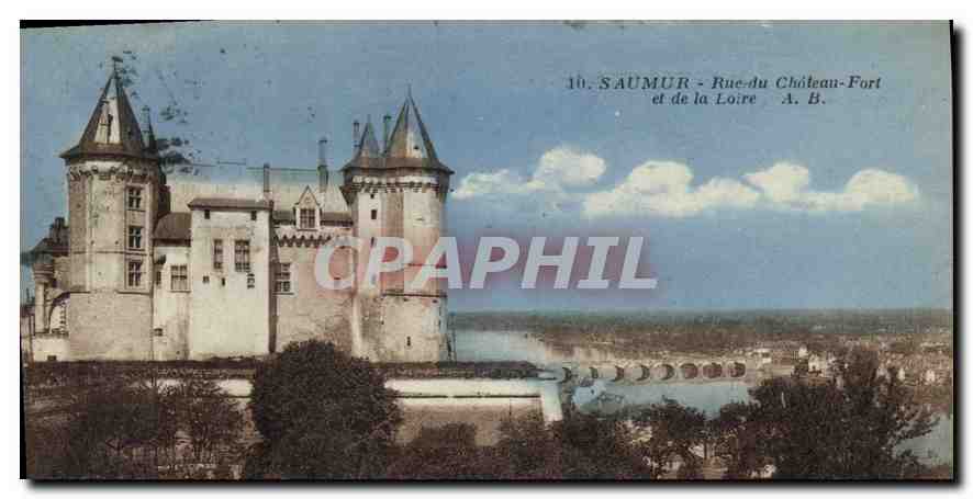 CPA Saumur Rue de Chateau Fort et de la Loire 