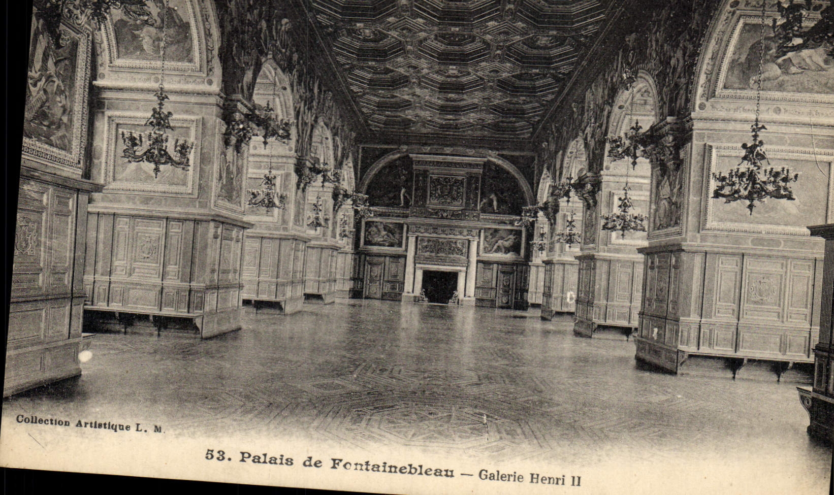 Palais de Fontainebleau — Galerie Henri II — Collection Artistique L. M. n°53