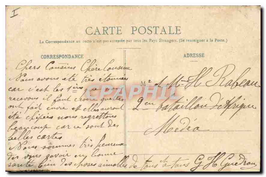 Palais de Fontainebleau — Pavillon de l'Empereur et l'Étang des Carpes — Éditeur : A. P. B. (n° 34) — Verso