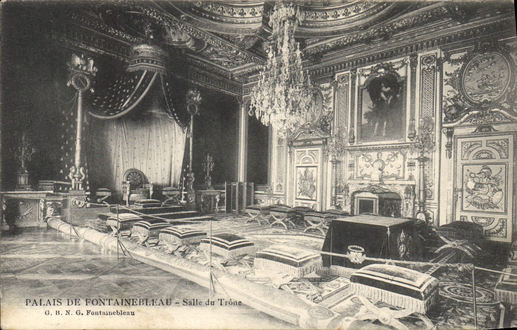 Paleis van Fontainebleau - Zaal van het Thron - G.B.N.G. Fontainebleau