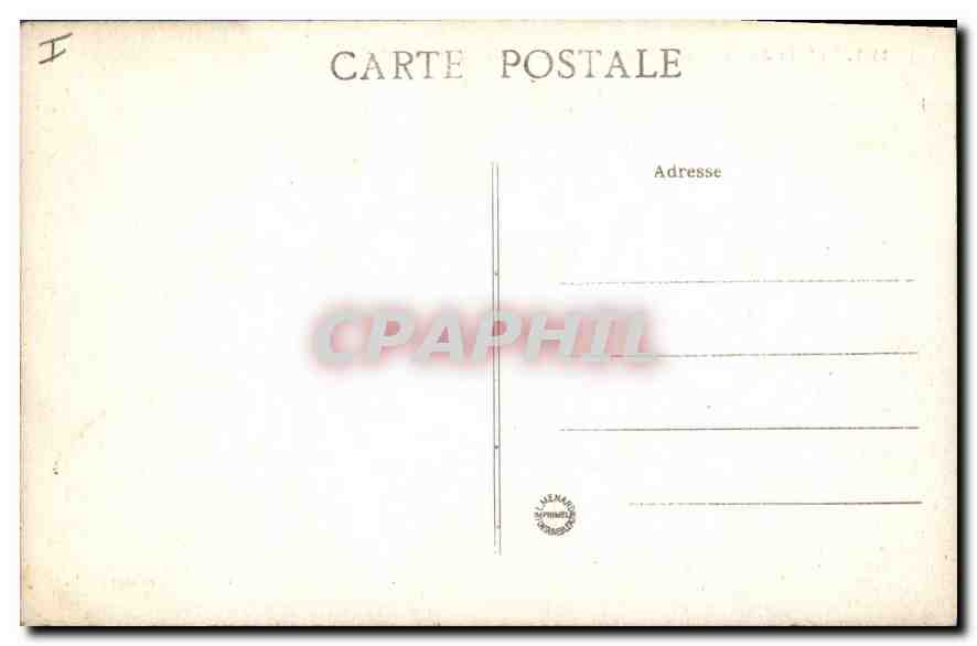 Schloss Fontainebleau — Terrasse des Karpfenteichs — Verlag: Éditions Aptiques — Rückseite