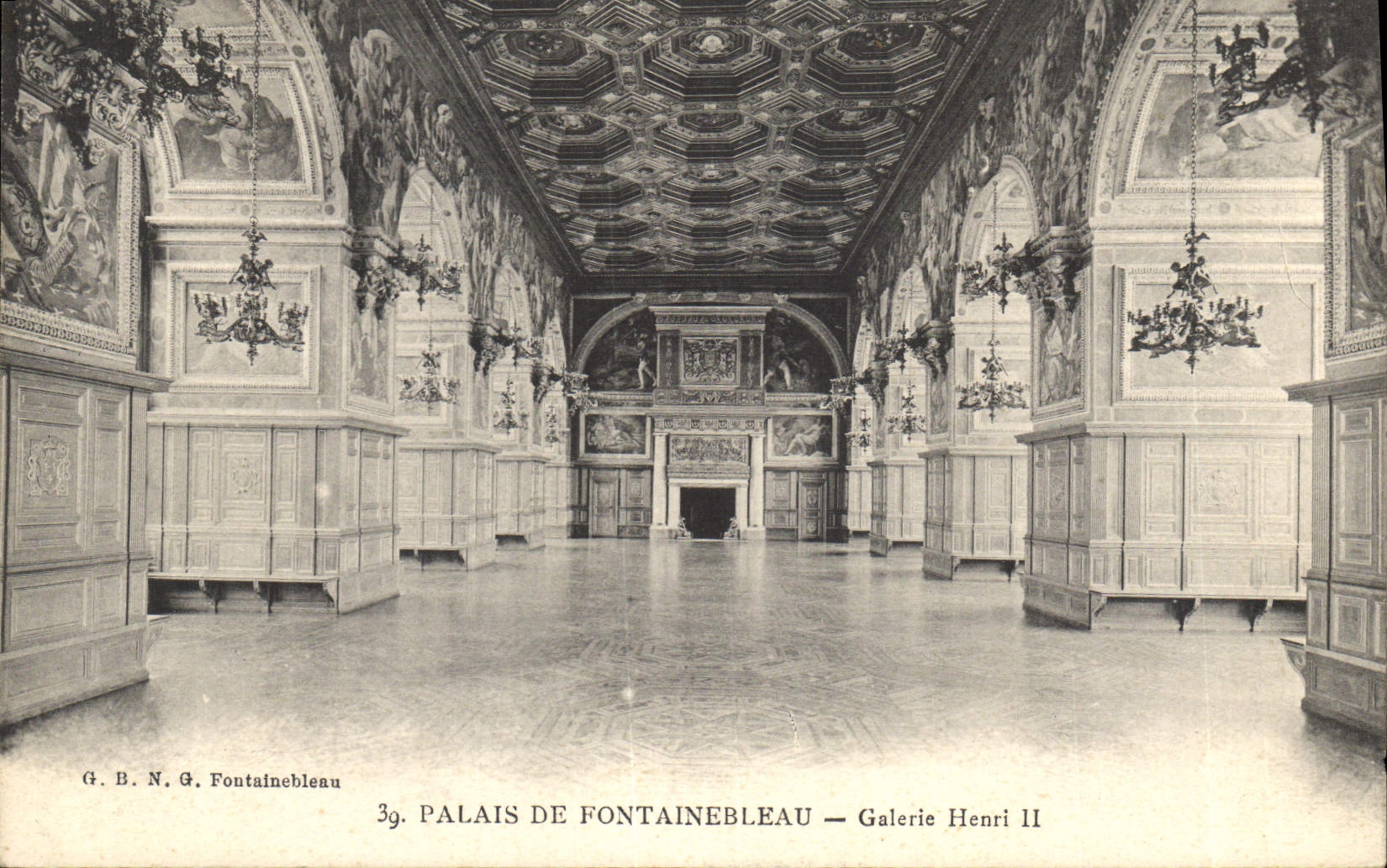 Palais de Fontainebleau — Galerie Henri II — G.B.N.G. Fontainebleau