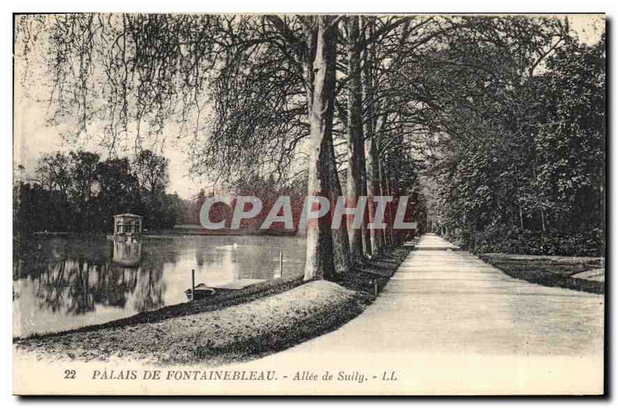 Paleis van Fontainebleau — Allée de Sully — LL