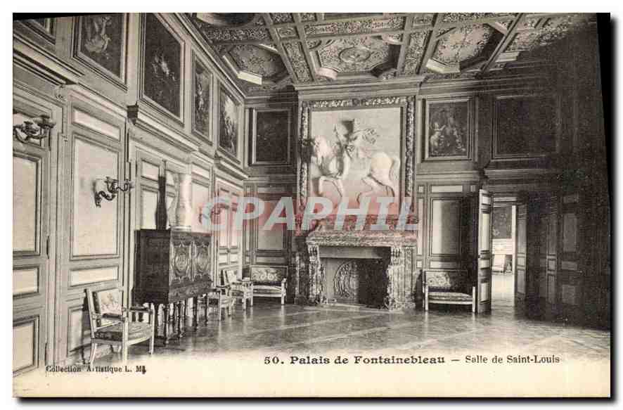 Palais de Fontainebleau — Salle de Saint-Louis — Collection Artistique L. M.