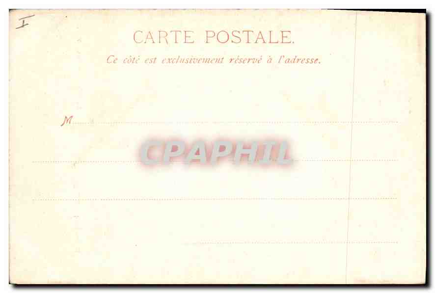Fontainebleau — Le Baptisterie Louis XIII — A. Brossard, Editeur, Paris — Verso