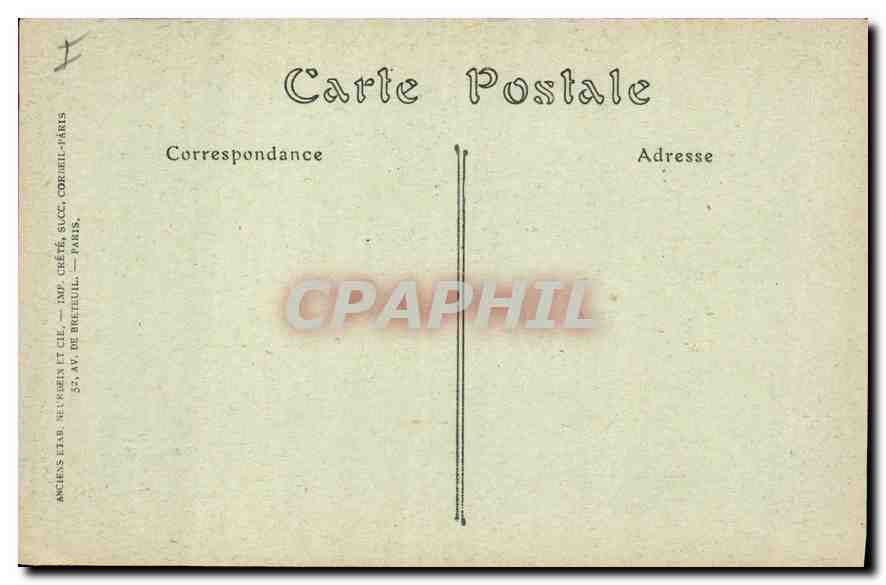 CPA Saumur Hotel de Ville Cour interieure  — Verso