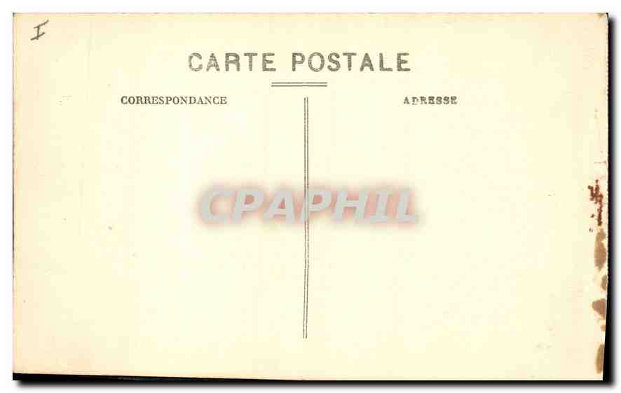 CPA Angers Le Chateau Mon Hist  — Rückseite