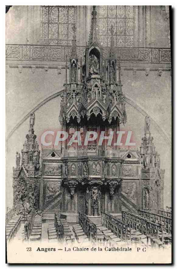 CPA Angers La Chaire de la Cathedrale 
