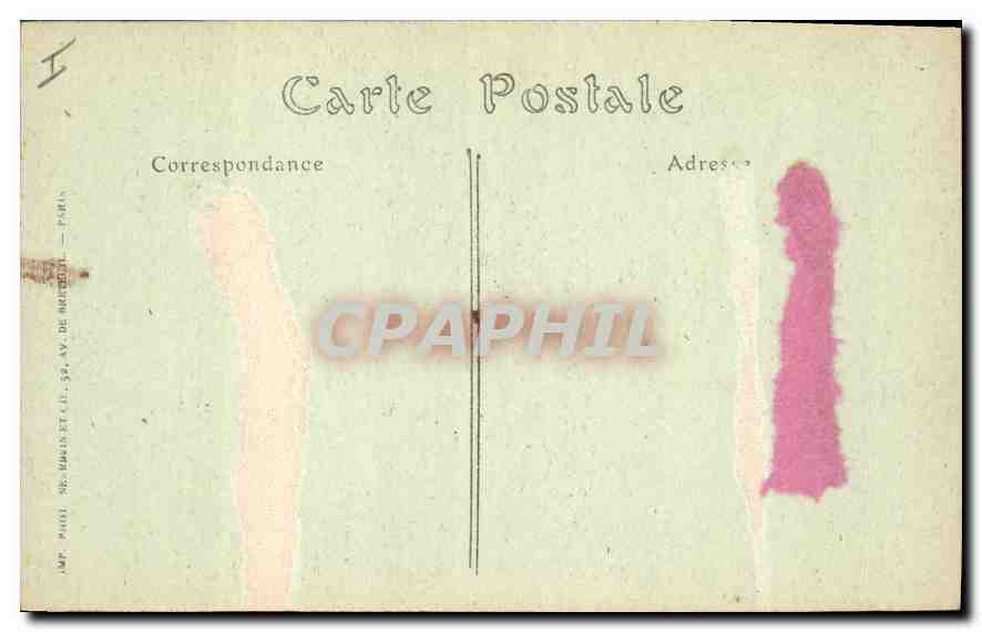 CPA Angers La Grille du Jardin Botanique  — Verso
