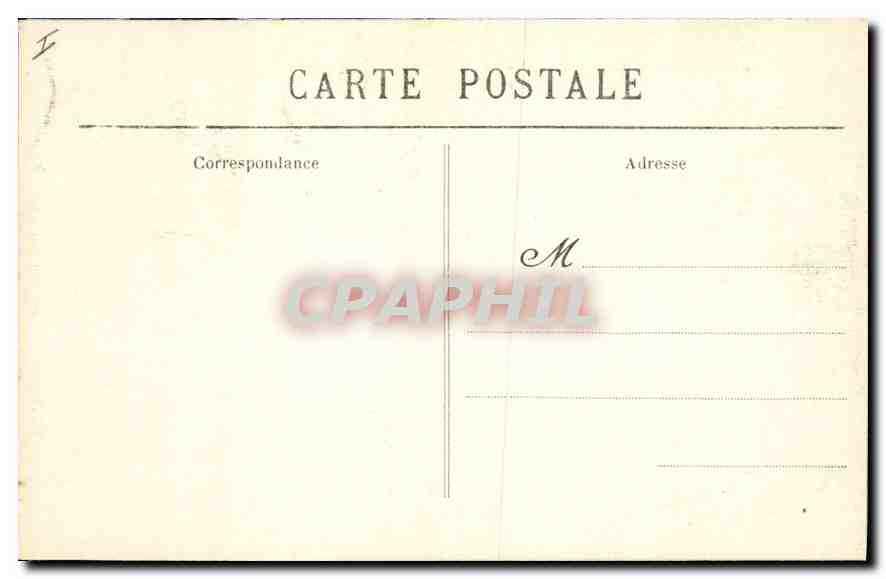 CPA Angers Jardin du Mail La Fontaine Vue vers le Champ de Mars  — Rückseite