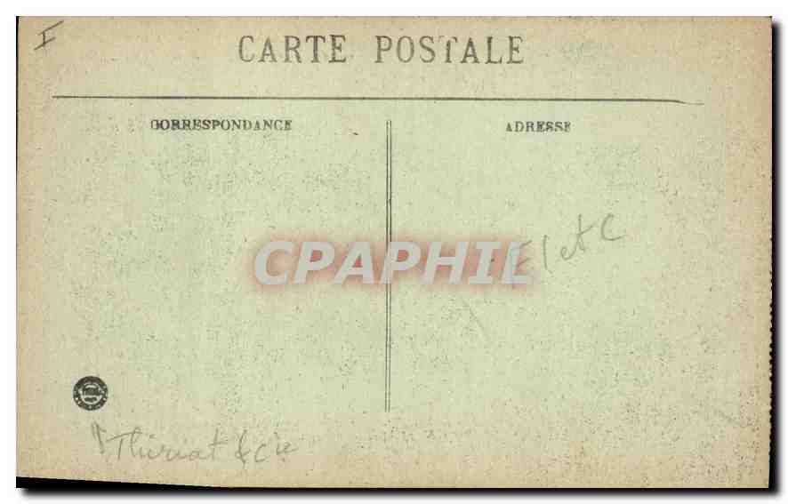 CPA Angers Le Chateau Vue des Tours du Cote de l'Entree  — Rückseite