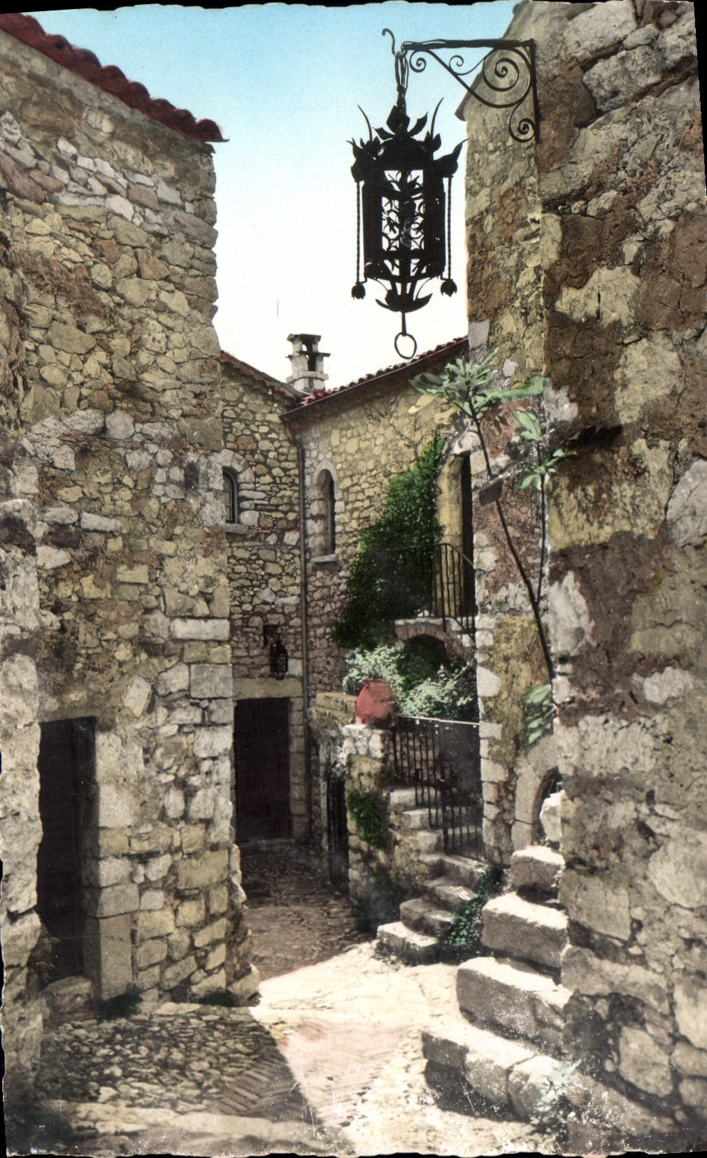 CPA Eze Village Alpes Maritimes Chateau du Prince de Suede 