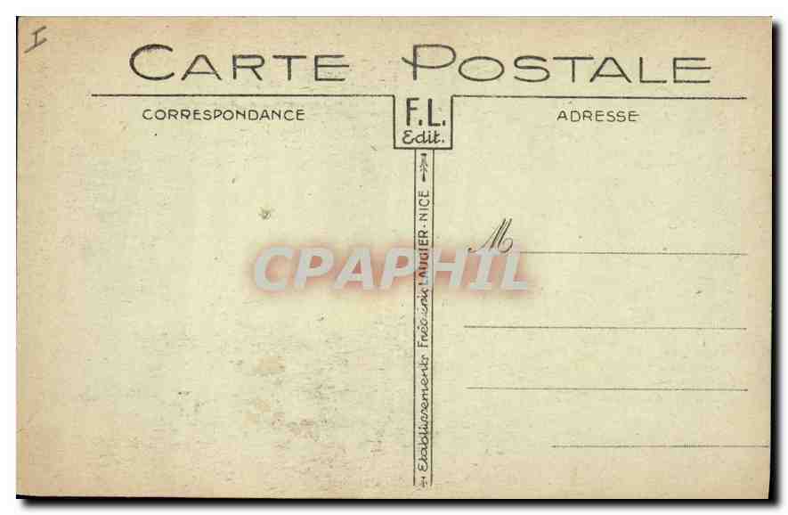 Menton (A.-M.J.) — Le Pont St-Louis (Frontière Franco-Italienne) — Achterkant