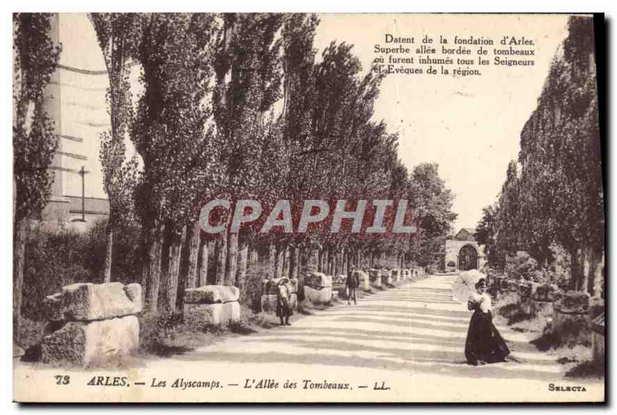 Arles — Les Alyscamps — L'Allée des Tombeaux — Selecta