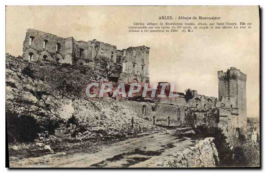 CPA Arles Abbaye de Montmajour 