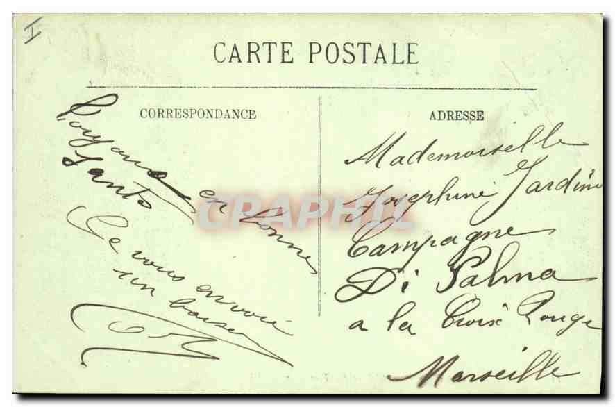 Arles — Les Alyscamps — L'Allée des Tombeaux — LL. — Verso