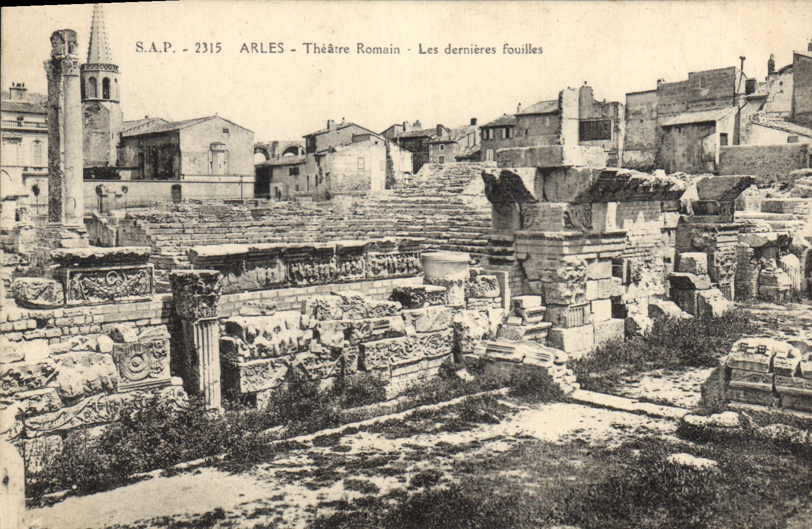 Arles - Théâtre Romain - Les dernières fouilles — S.A.P. 2315