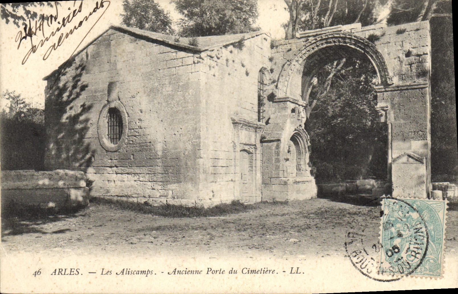 Les Aliscamps — Ancienne Porte du Cimetière — LL. — ARLES