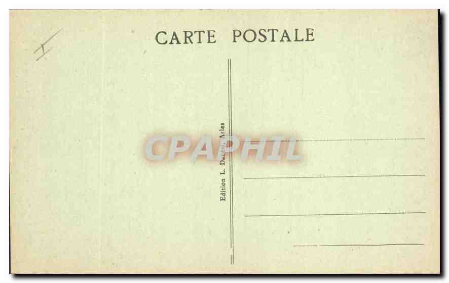 CPA Arles Cloitre Saint Trophime Reine de Saba  — Verso