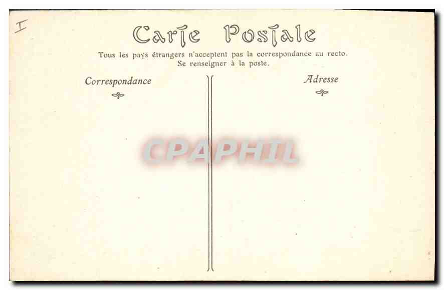 CPA Arles Les Alyscamps Entree de la Chapelle des Seigneurs  — Rückseite