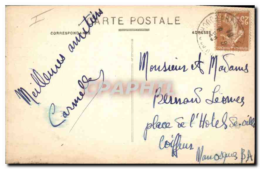 Arles-sur-Rhône - Théâtre Antique - Colonnes corinthiennes — CPAPHIL n° 279 — Verso
