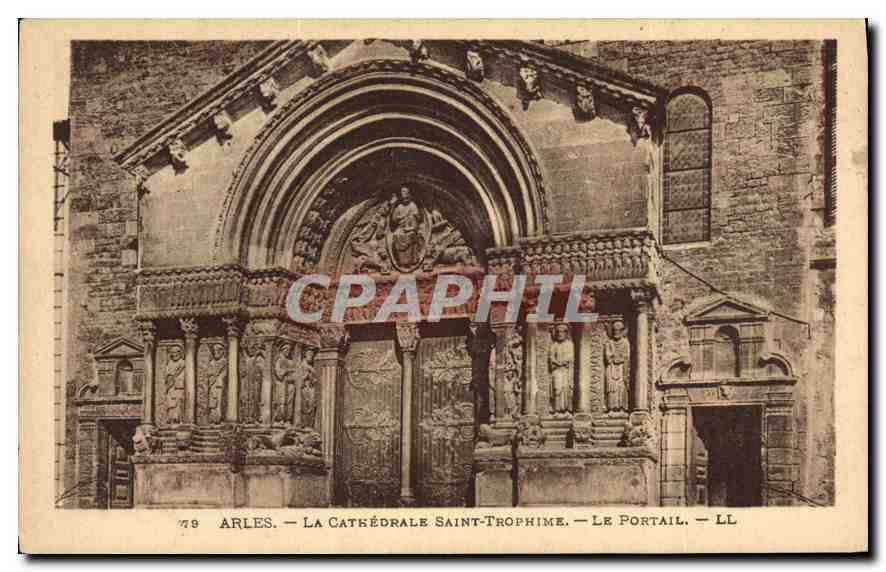 Arles — La cathédrale Saint-Trophime — Le portail — LL