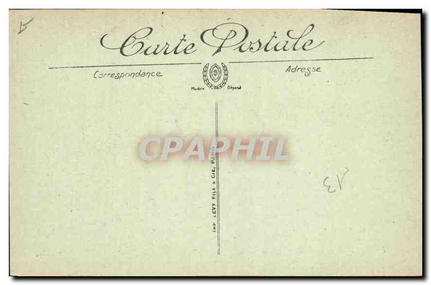 CPA Arles Le Theatre Antique  — Back