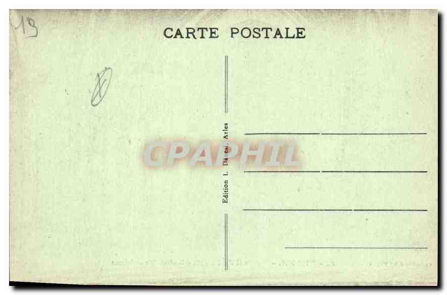 CPA Arles Portail de l'Eglise Saint Trophime  — Verso