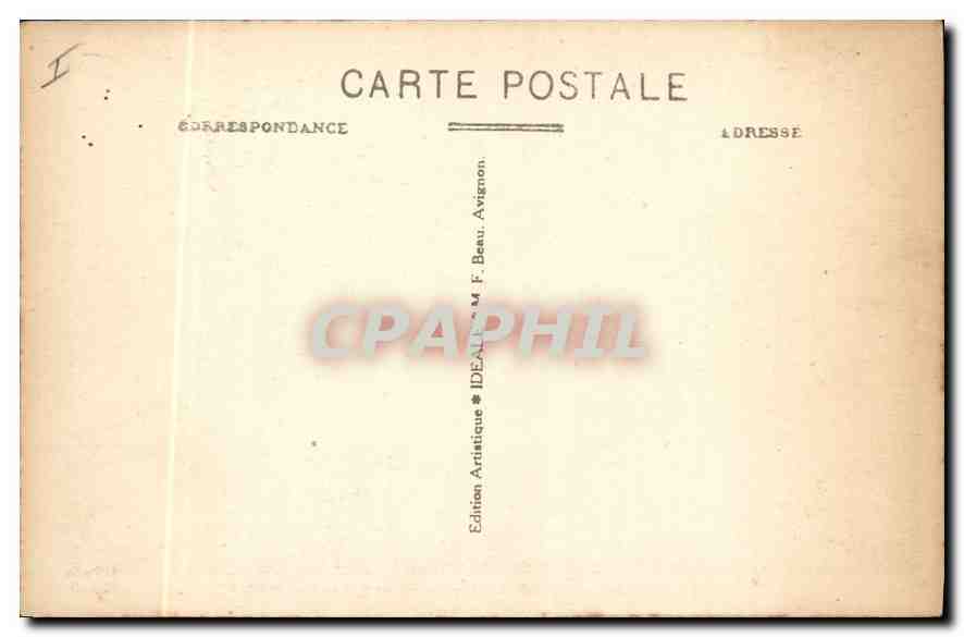 CPA Arles en Provence Theatre Romain vue d'ensemble  — Verso