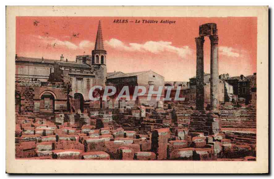 CPA Arles Le Theatre Antique 